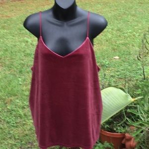 A New Day Velvet Tank Top